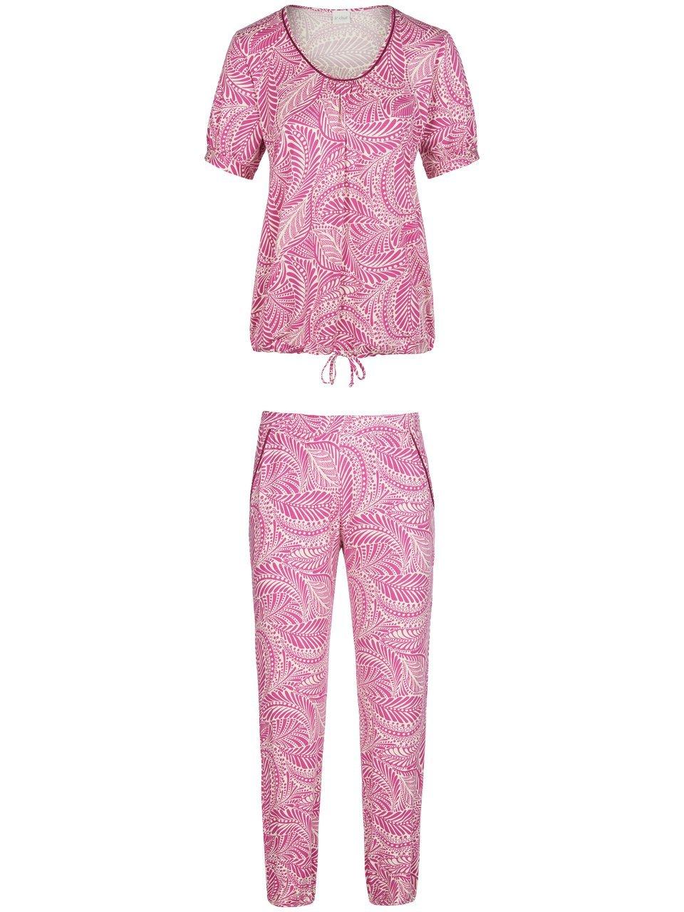 Pyjama boutonné chic soie Raisin - Lingerie le Chat