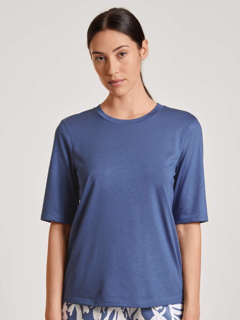 Shirt ronde hals Van Calida blauw