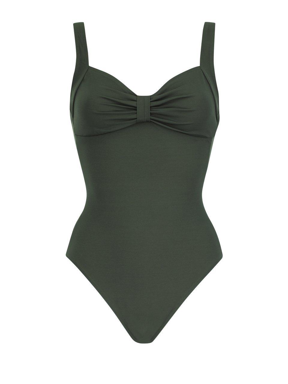 Maillot de bain femme Modelant spécial Bonnets Profonds Olive Ulla