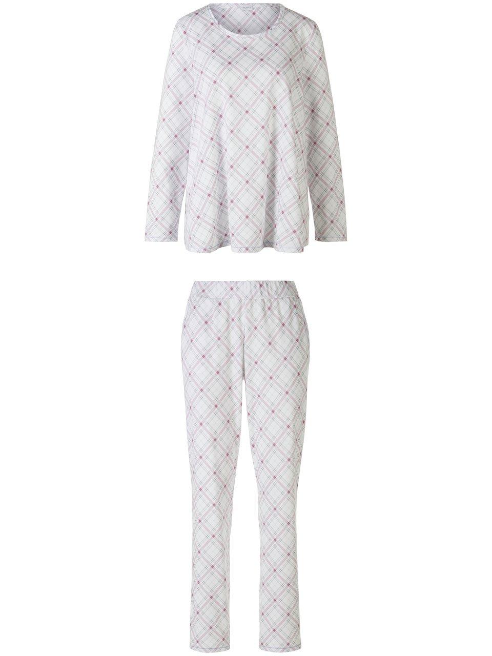 Pyjama 100% katoen Van Rösch wit