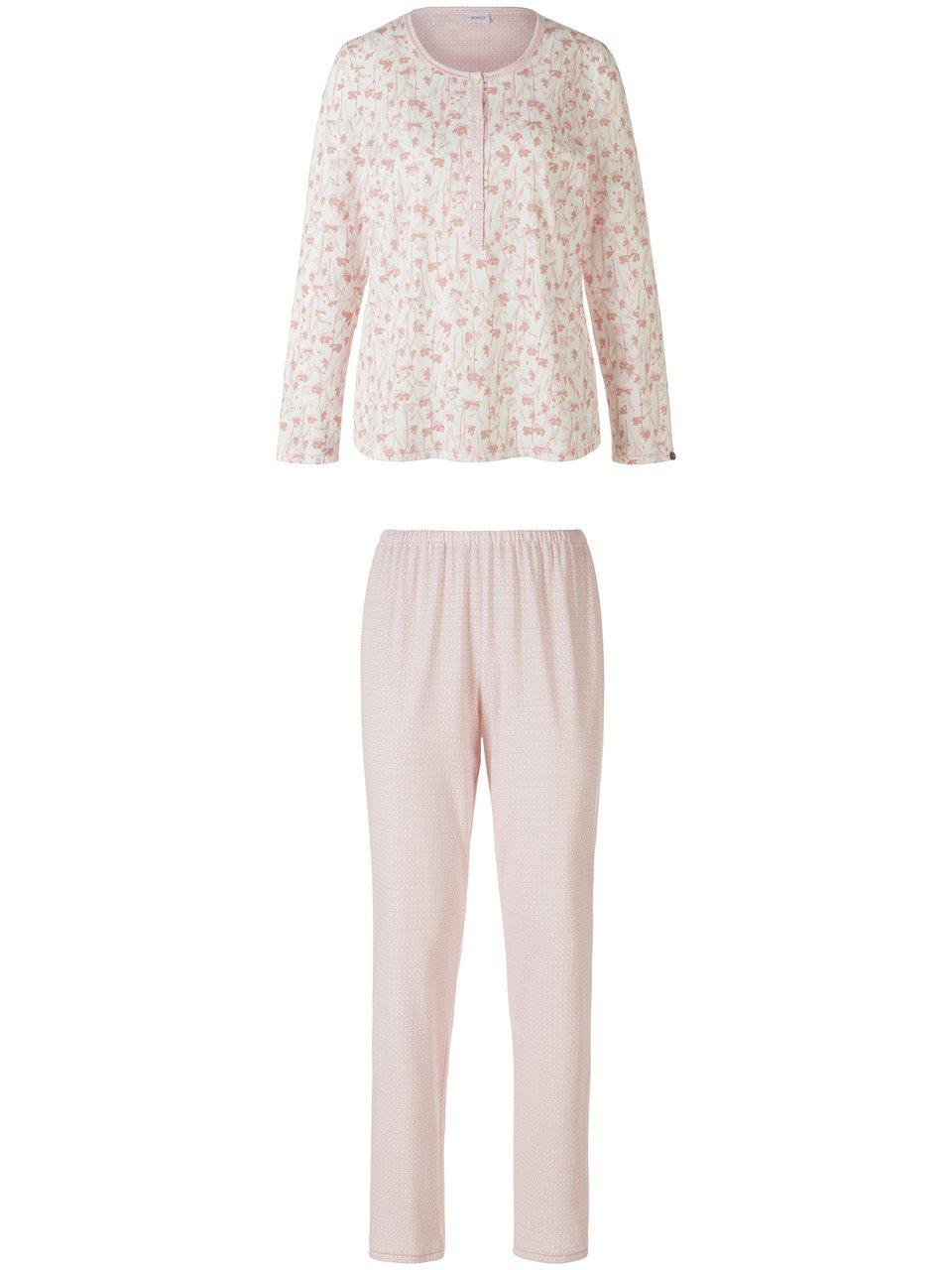 Pyjama 100% katoen Van Rösch roze