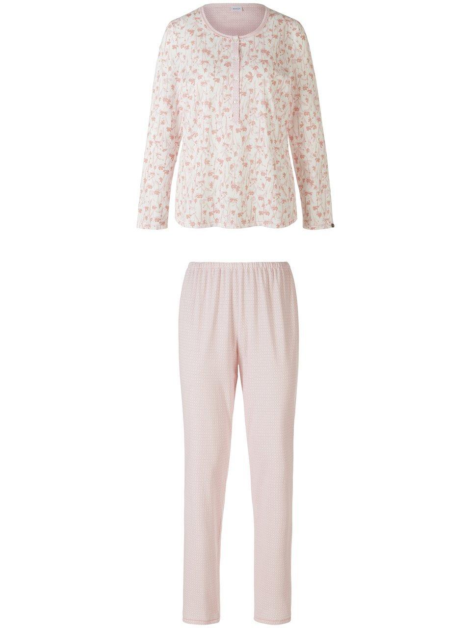Pyjama 100% katoen Van Rösch roze