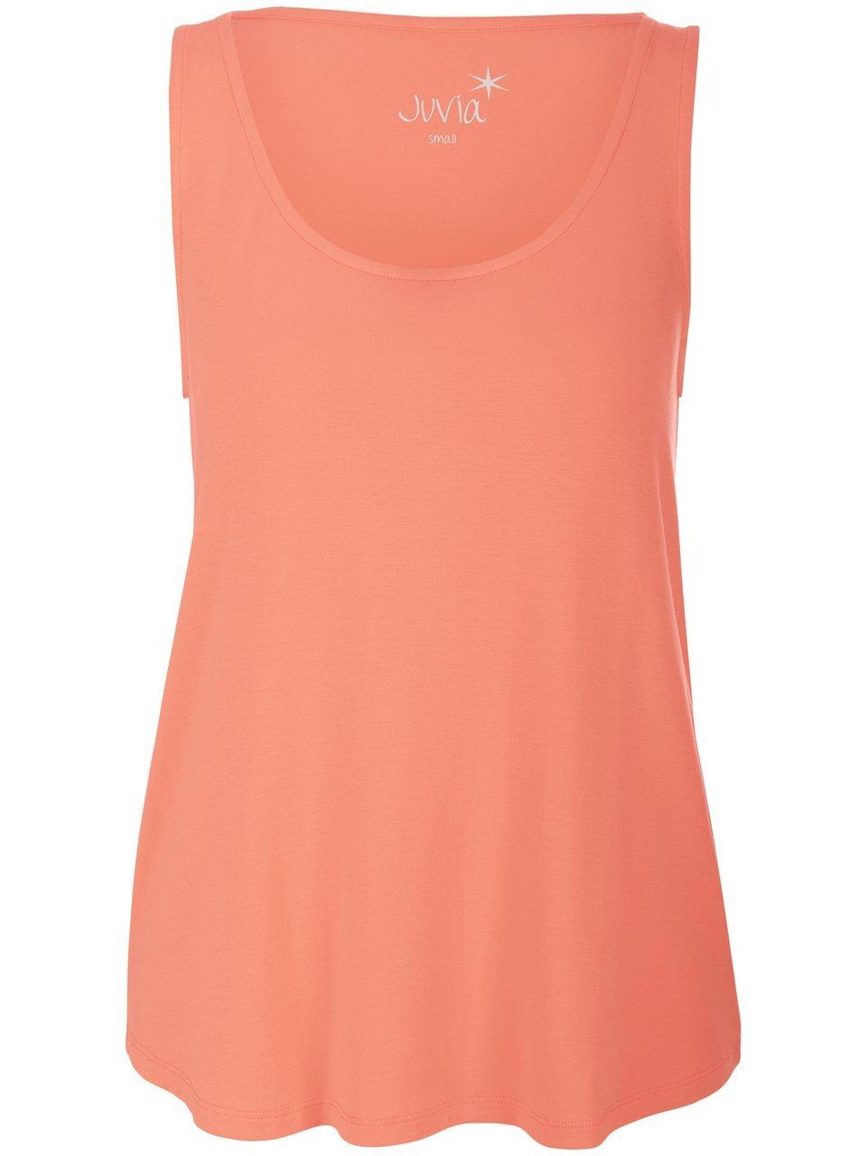 Tanktop ronde hals Van Juvia oranje