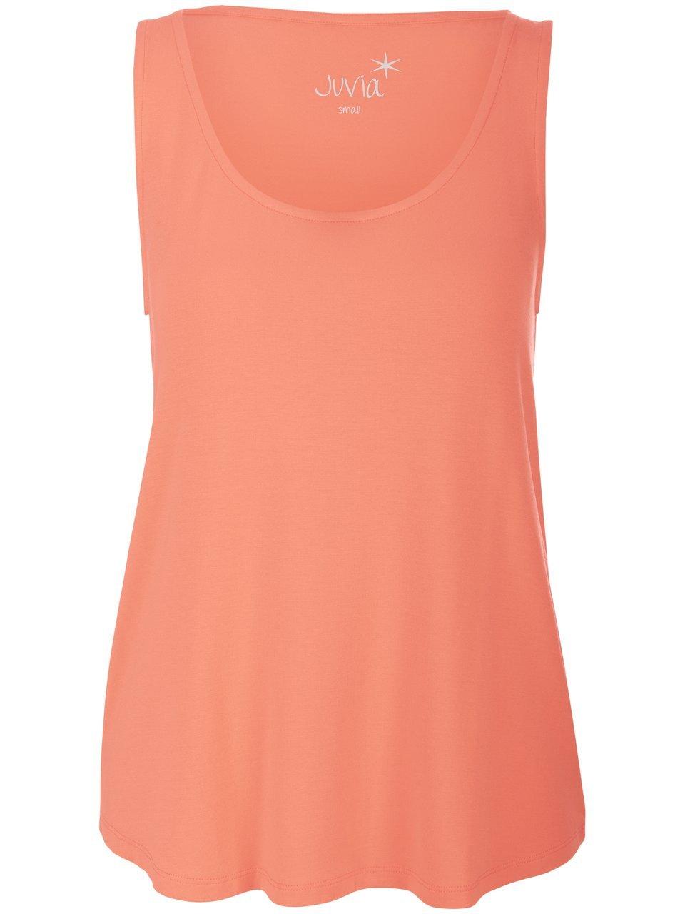 Tanktop ronde hals Van Juvia oranje