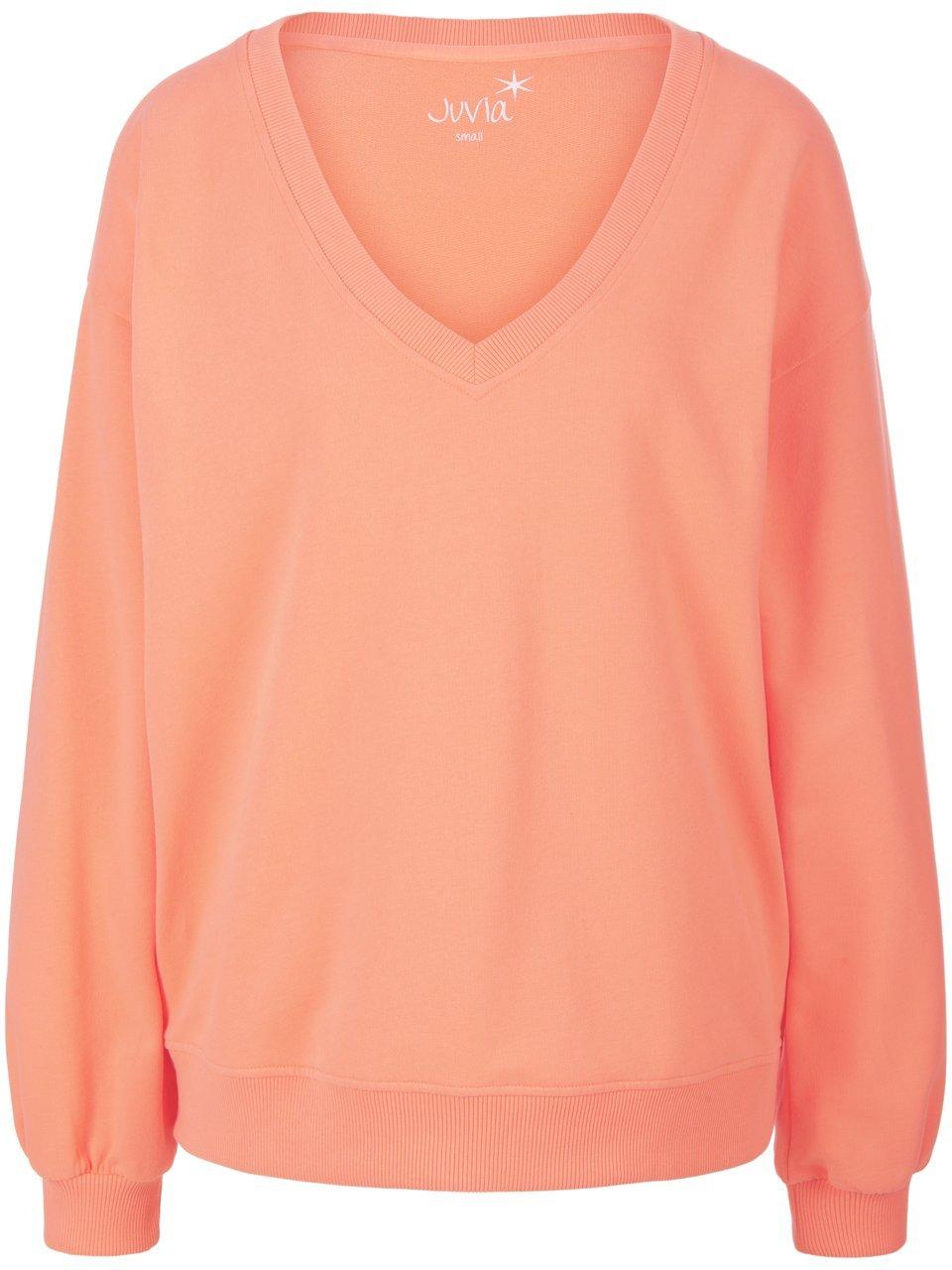 Sweatshirt lange mouwen Van Juvia oranje