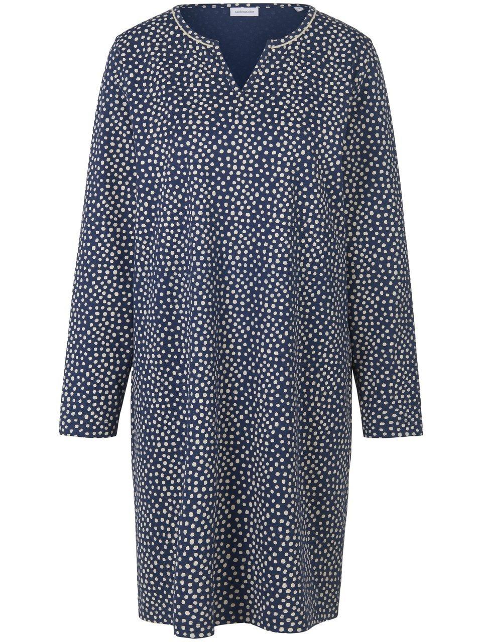 Sleepshirt lange mouwen Van Seidensticker blauw