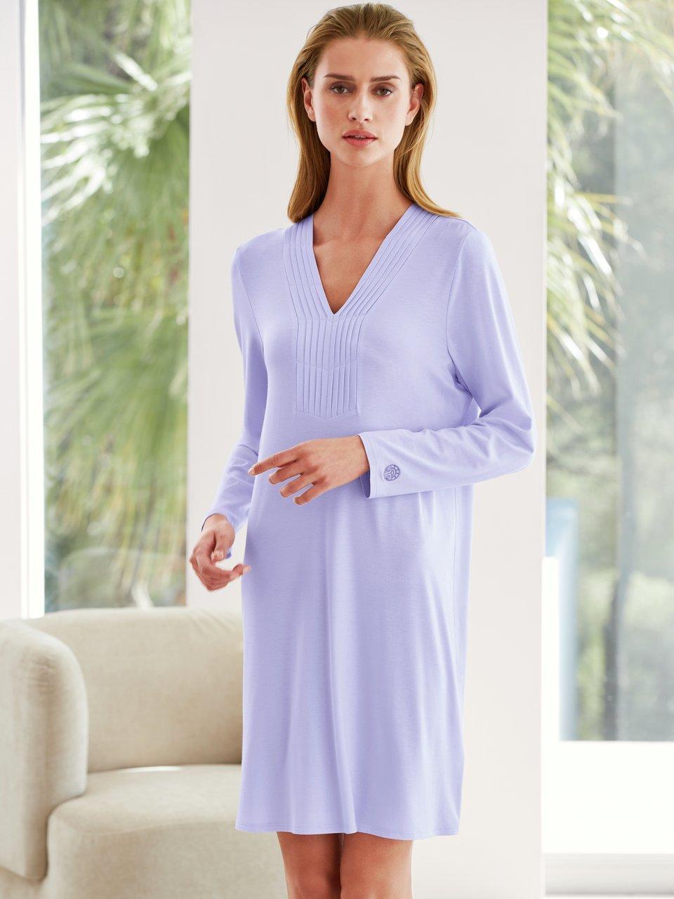 F raud La chemise de nuit manches longues lilas