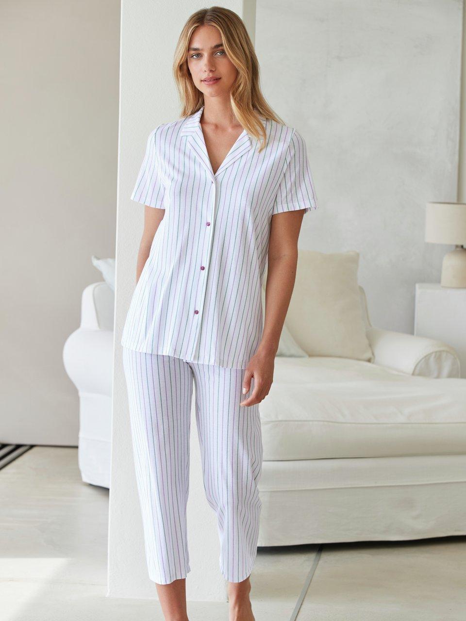 Jersey pyjama Van Hautnah wit
