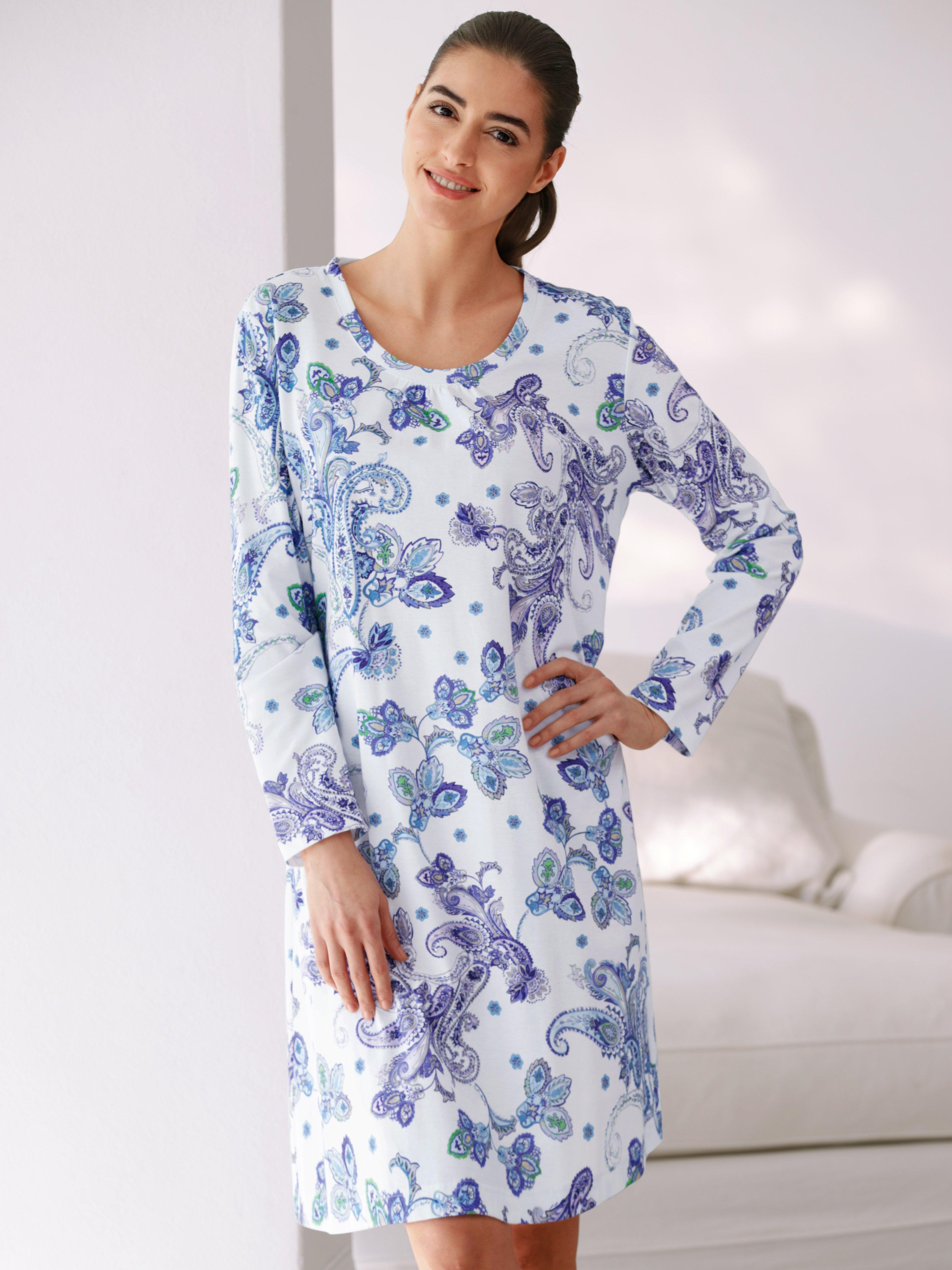 long sleeve cotton jersey nightdress