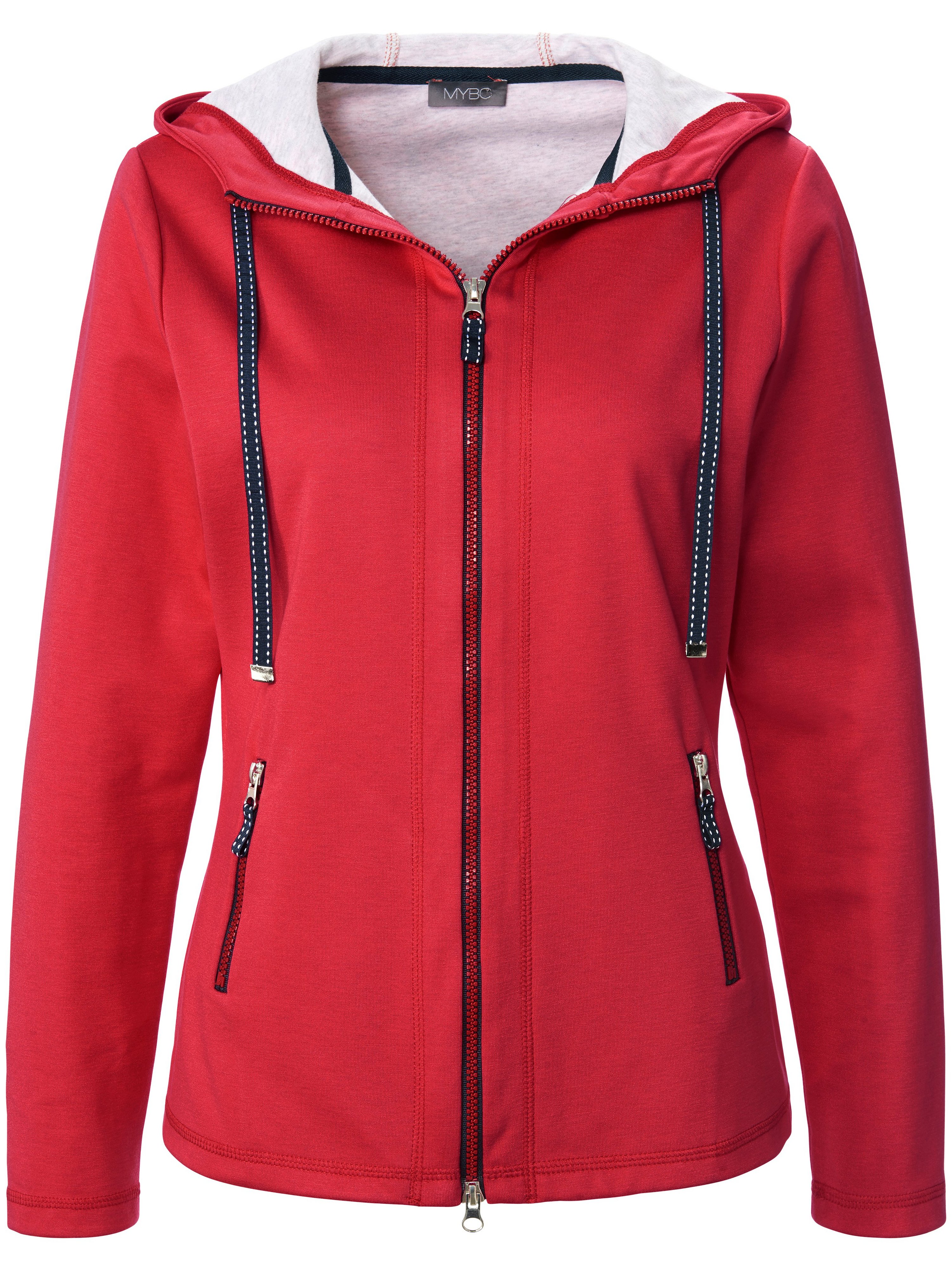La veste en molleton avec capuche  MYBC rouge