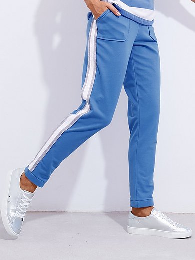 MYBC - Ankle-length sweat trousers - Gentian blue