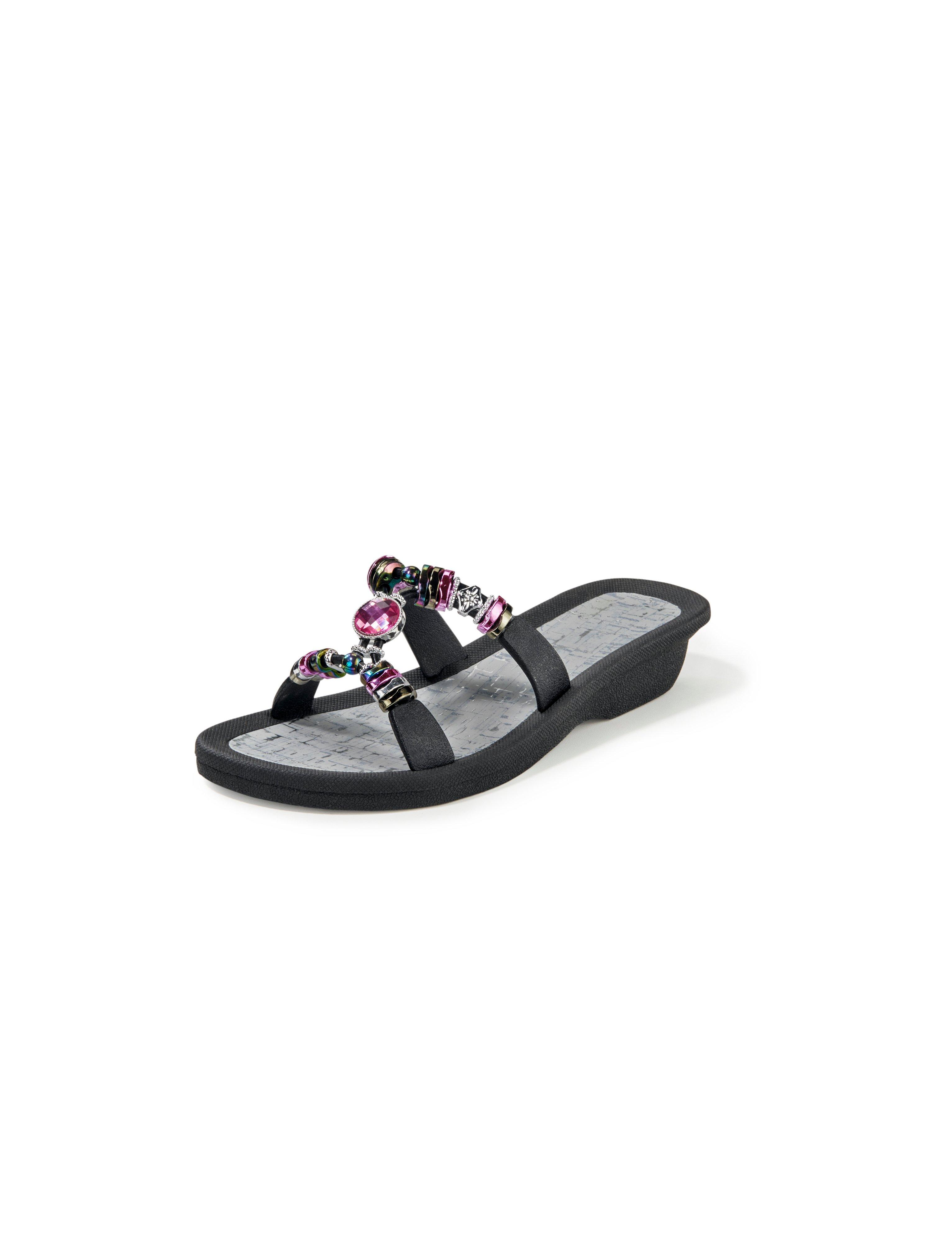 Linea Scarpa - Badslippers met glinsterende sierkralen