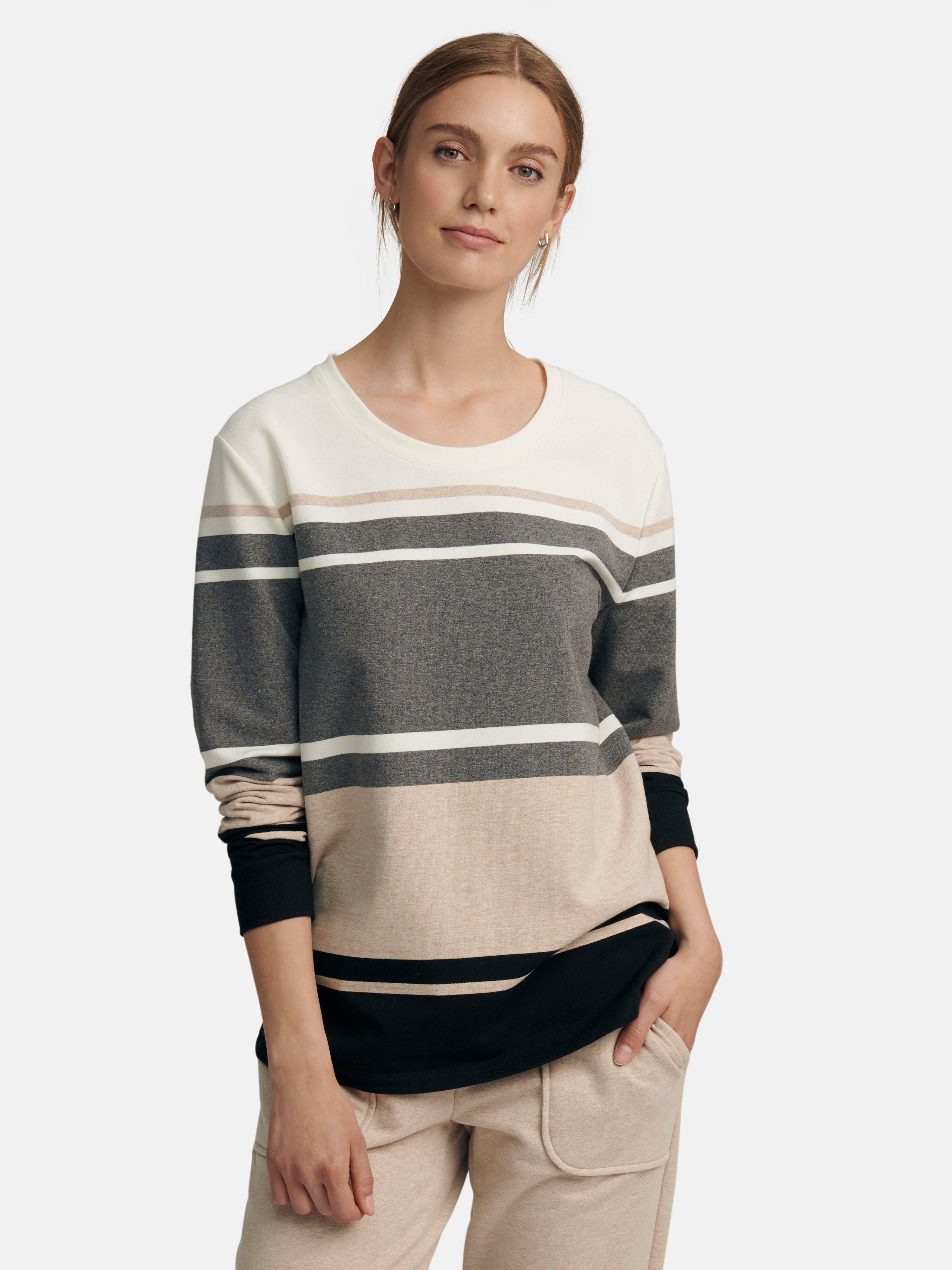 MYBC - Sweatshirt met lange mouwen en ronde hals