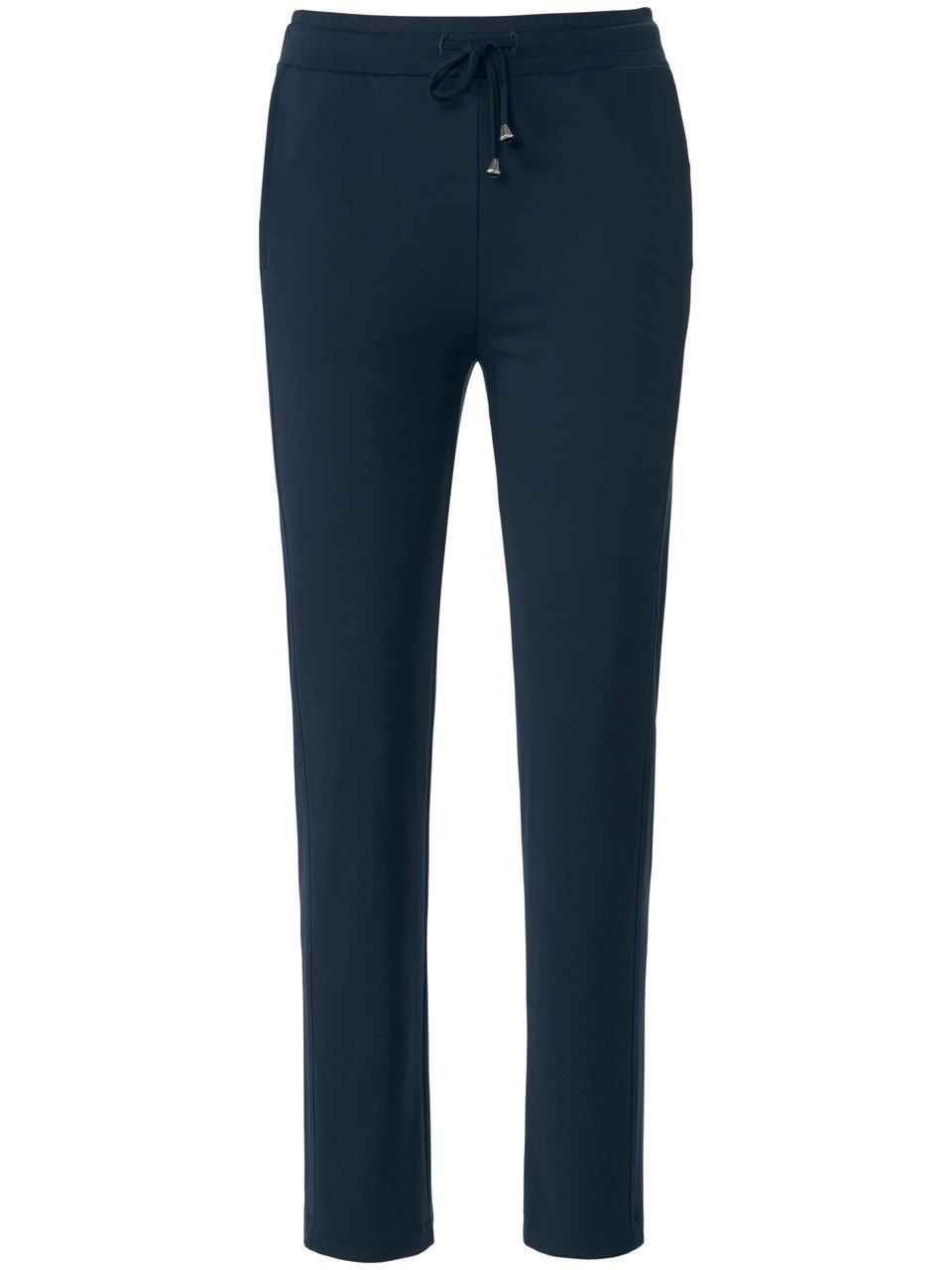 Broek elastische band Van Peter Hahn blauw