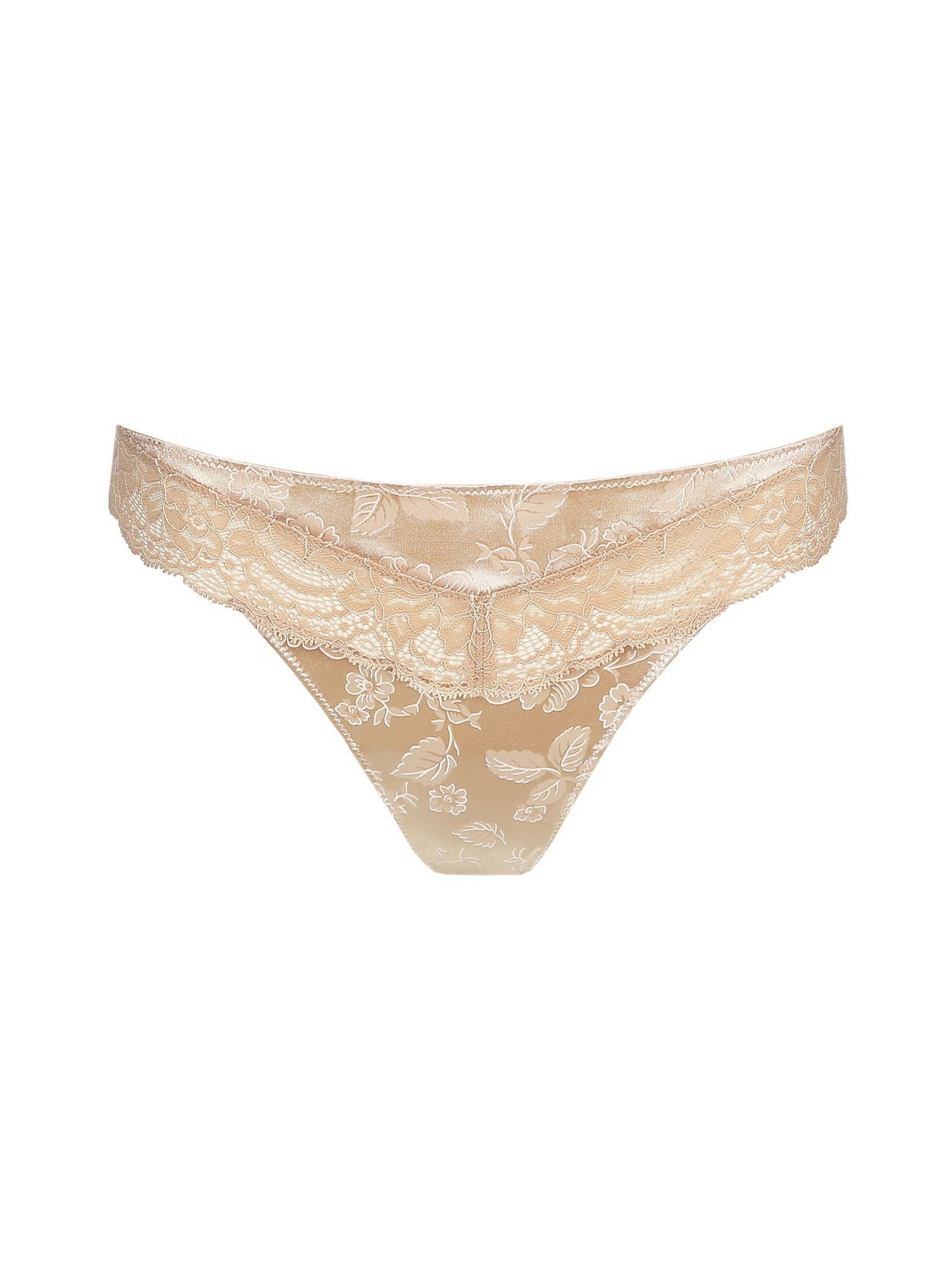 Le string Sylvia Glossy Sand  MARIE JO beige