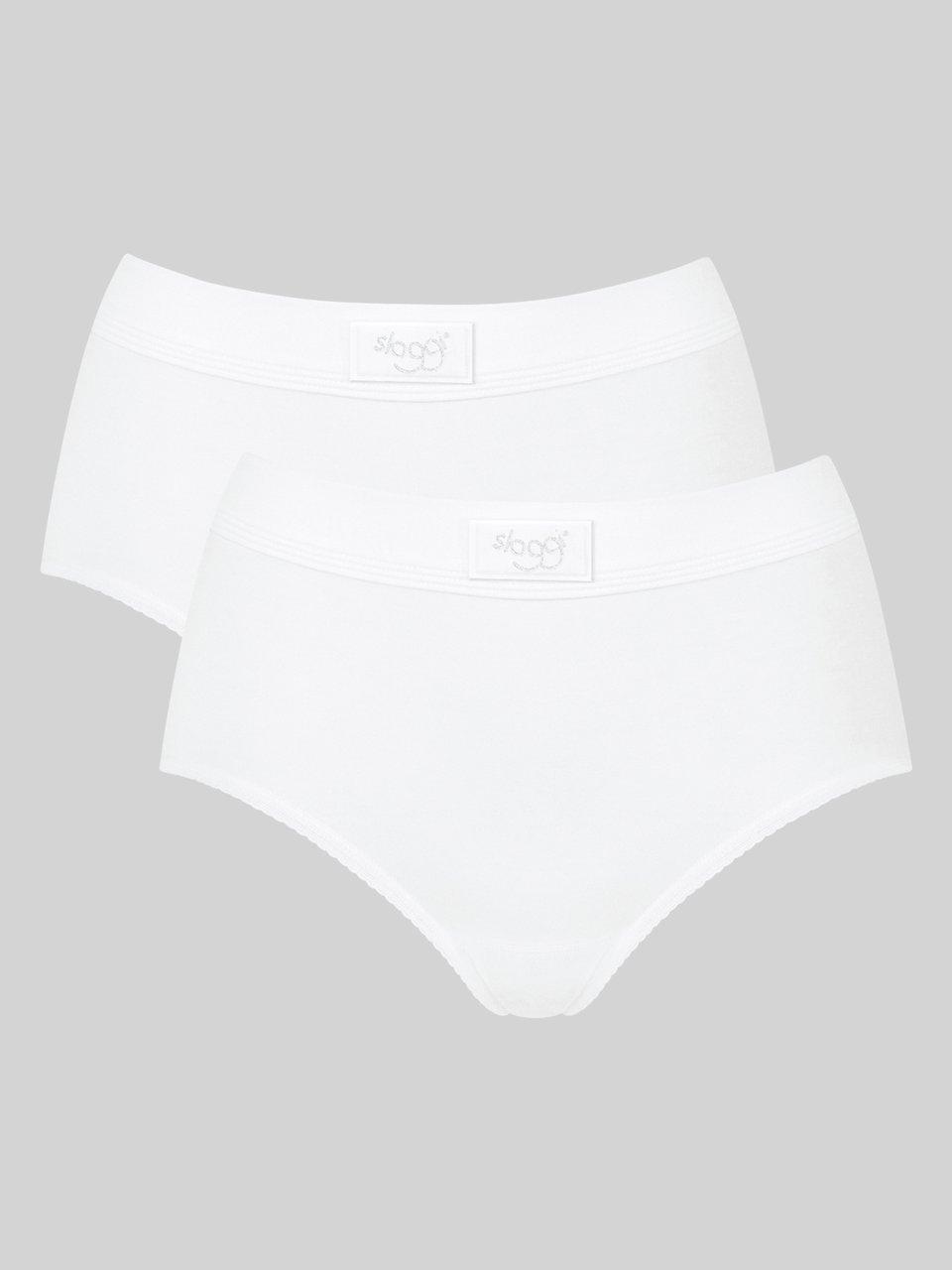 sloggi Maxislip "Double Comfort", (2er Pack), Baumwollmix, elastisch, weich günstig online kaufen