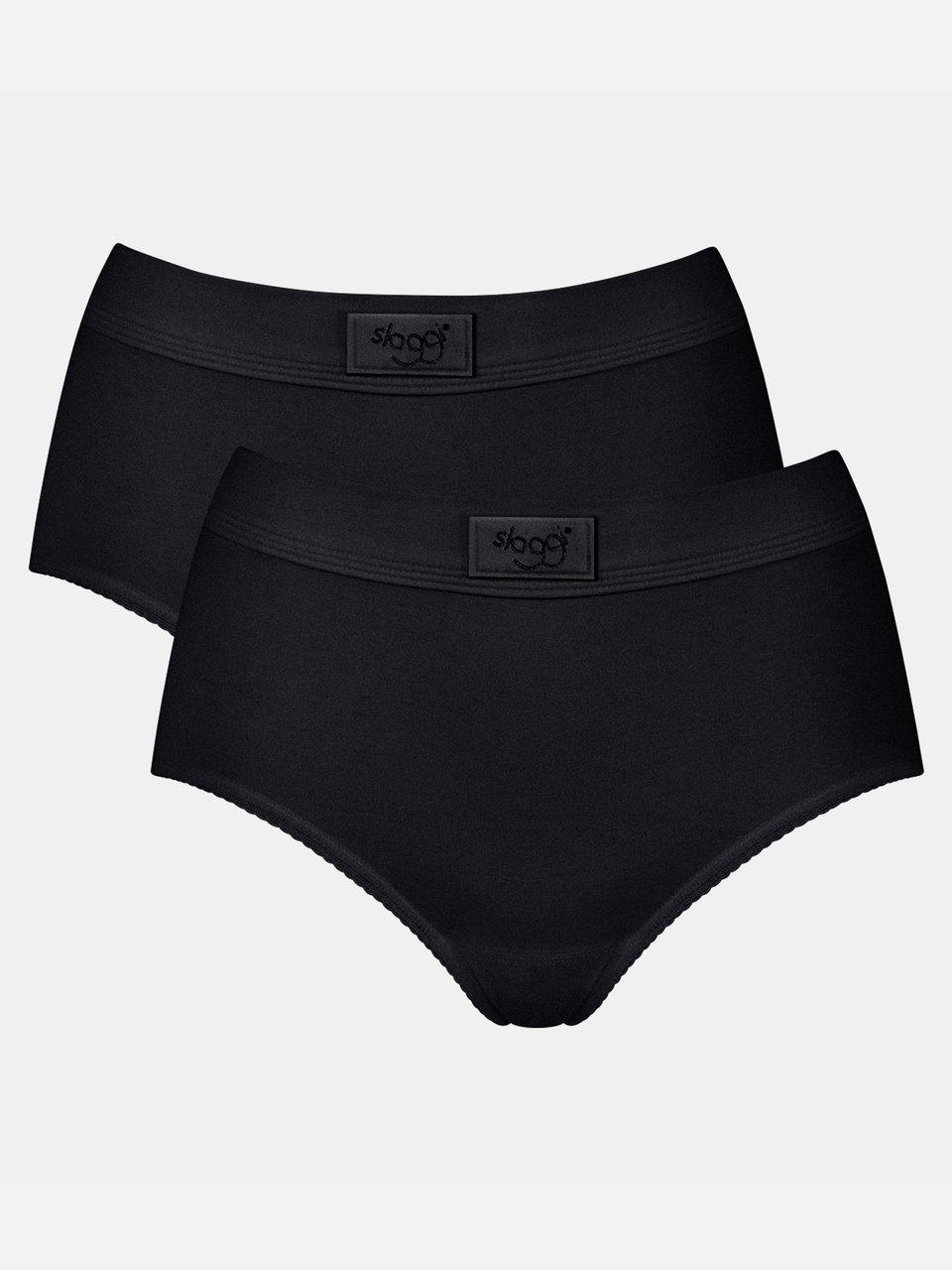 sloggi Maxislip "Double Comfort", (2er Pack), Baumwollmix, elastisch, weich günstig online kaufen