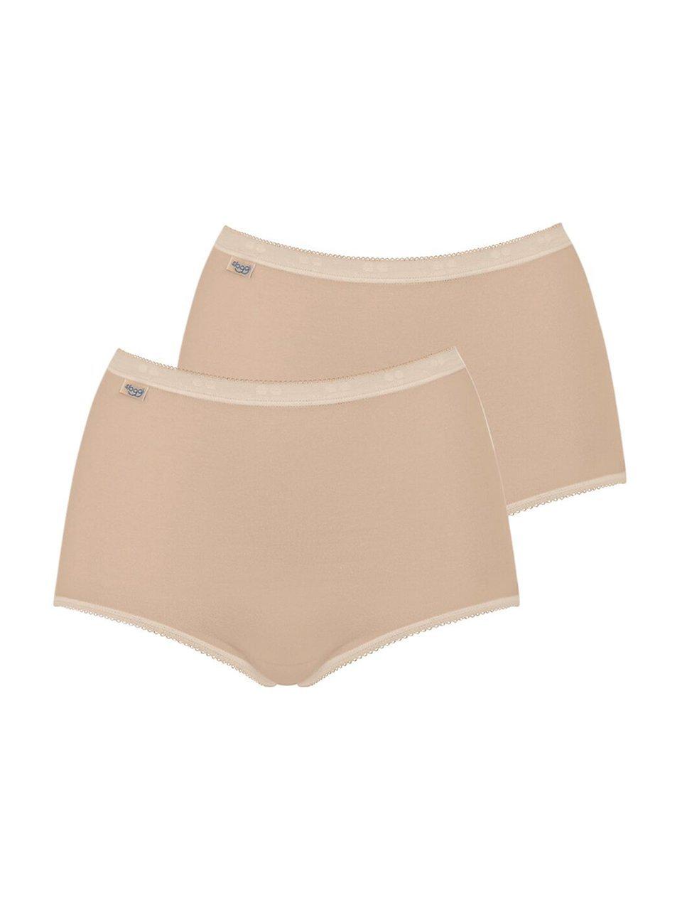 Taillenslip Basic+Maxi im 2er-Set sloggi beige