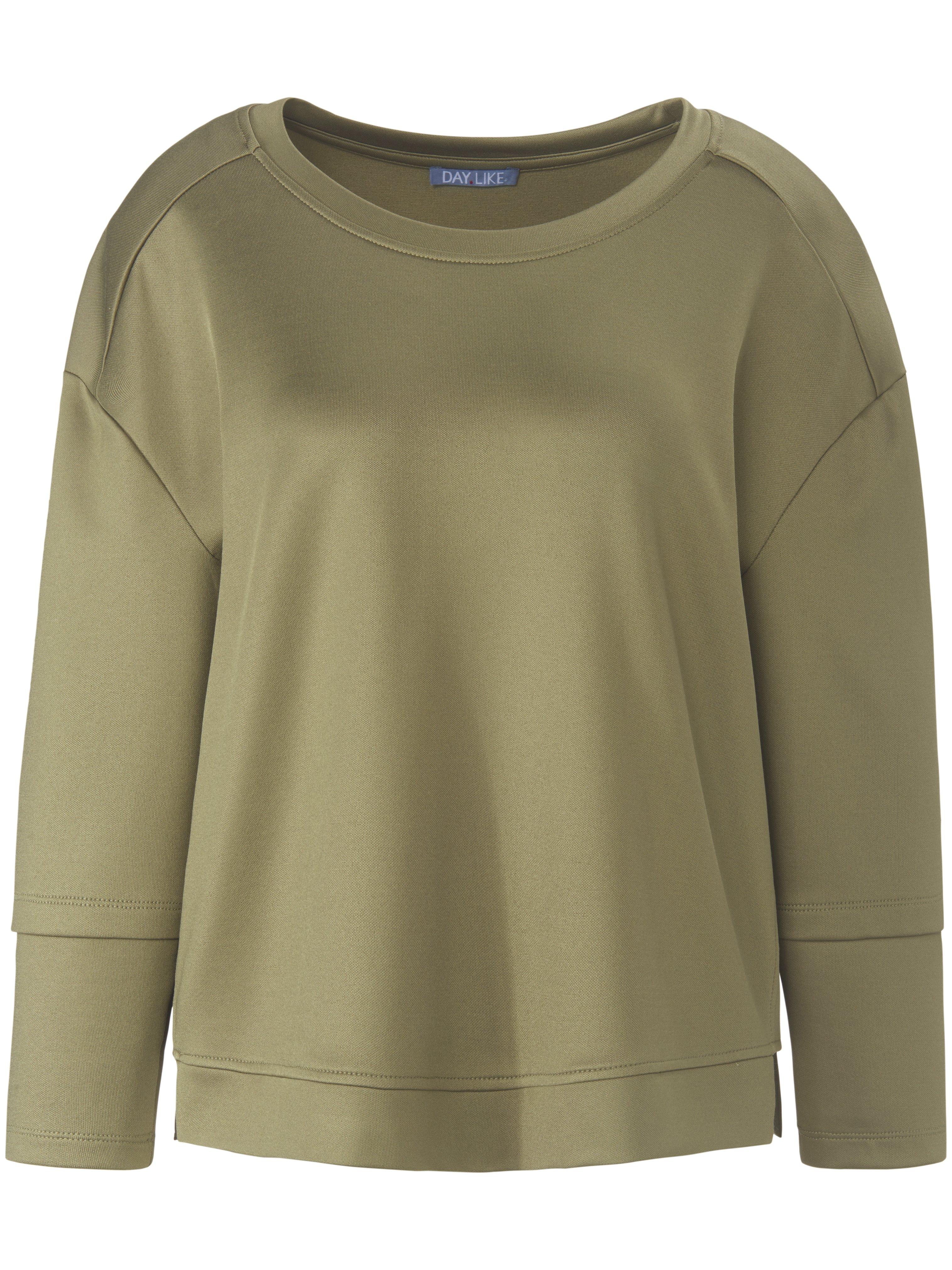 Sweatshirt lange mouwen Van DAY.LIKE groen