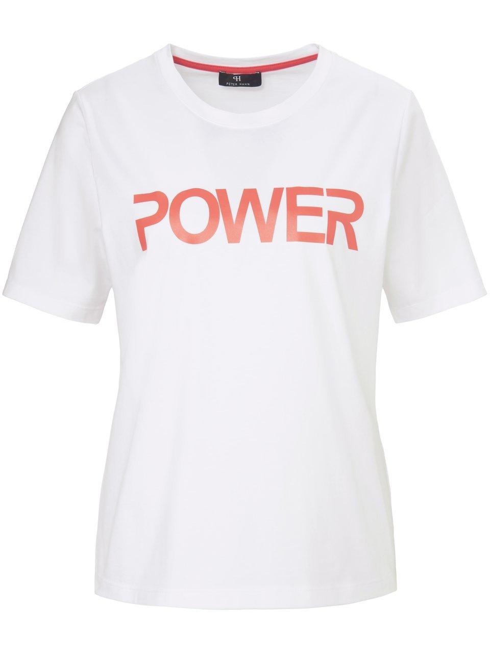 Le T-shirt inscription Power  Peter Hahn blanc