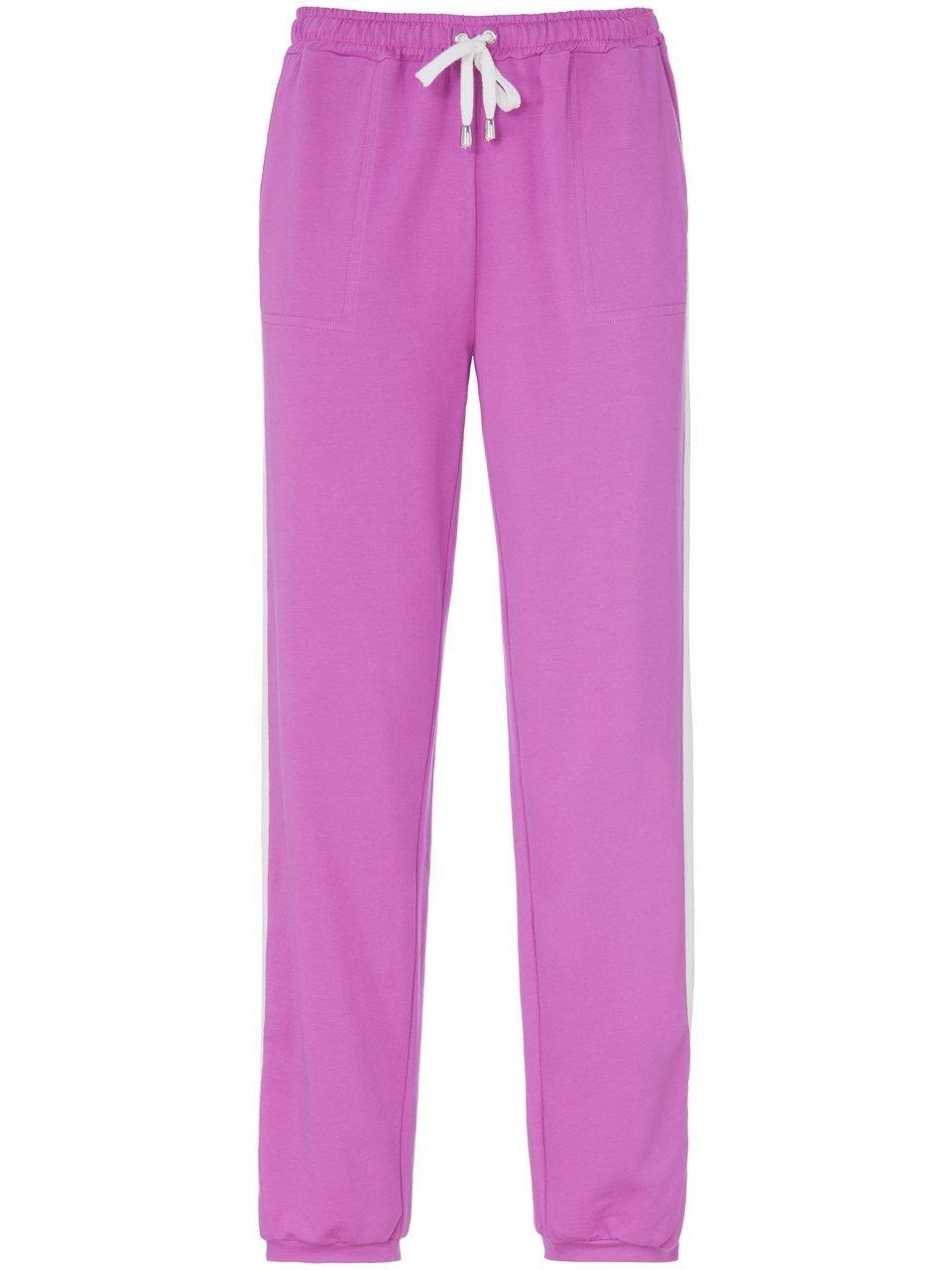 Sweatbroek elastische band Van PETER HAHN PURE EDITION pink