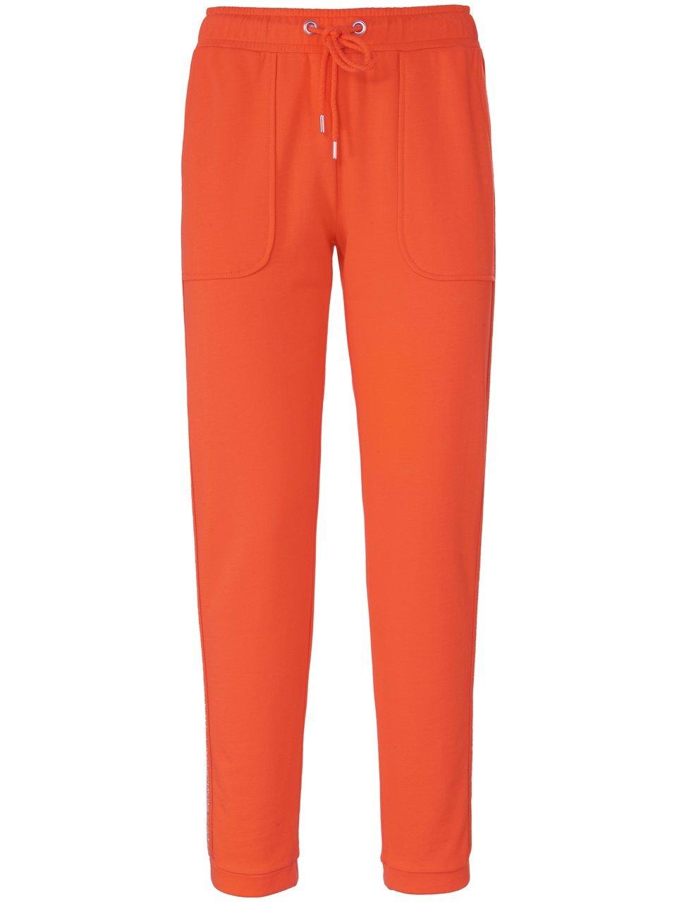 Enkellange sweatbroek rijgkoord Van MYBC oranje