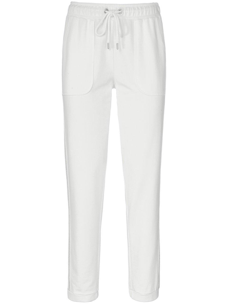 Enkellange sweatbroek rijgkoord Van MYBC wit