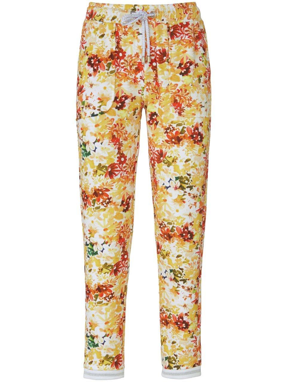 Enkellange sweatbroek bloemenprint Van MYBC multicolour