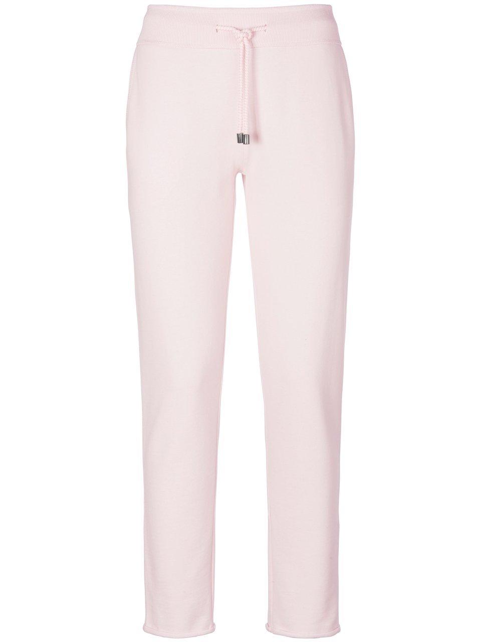 Enkellange broek elastische band Van Juvia roze