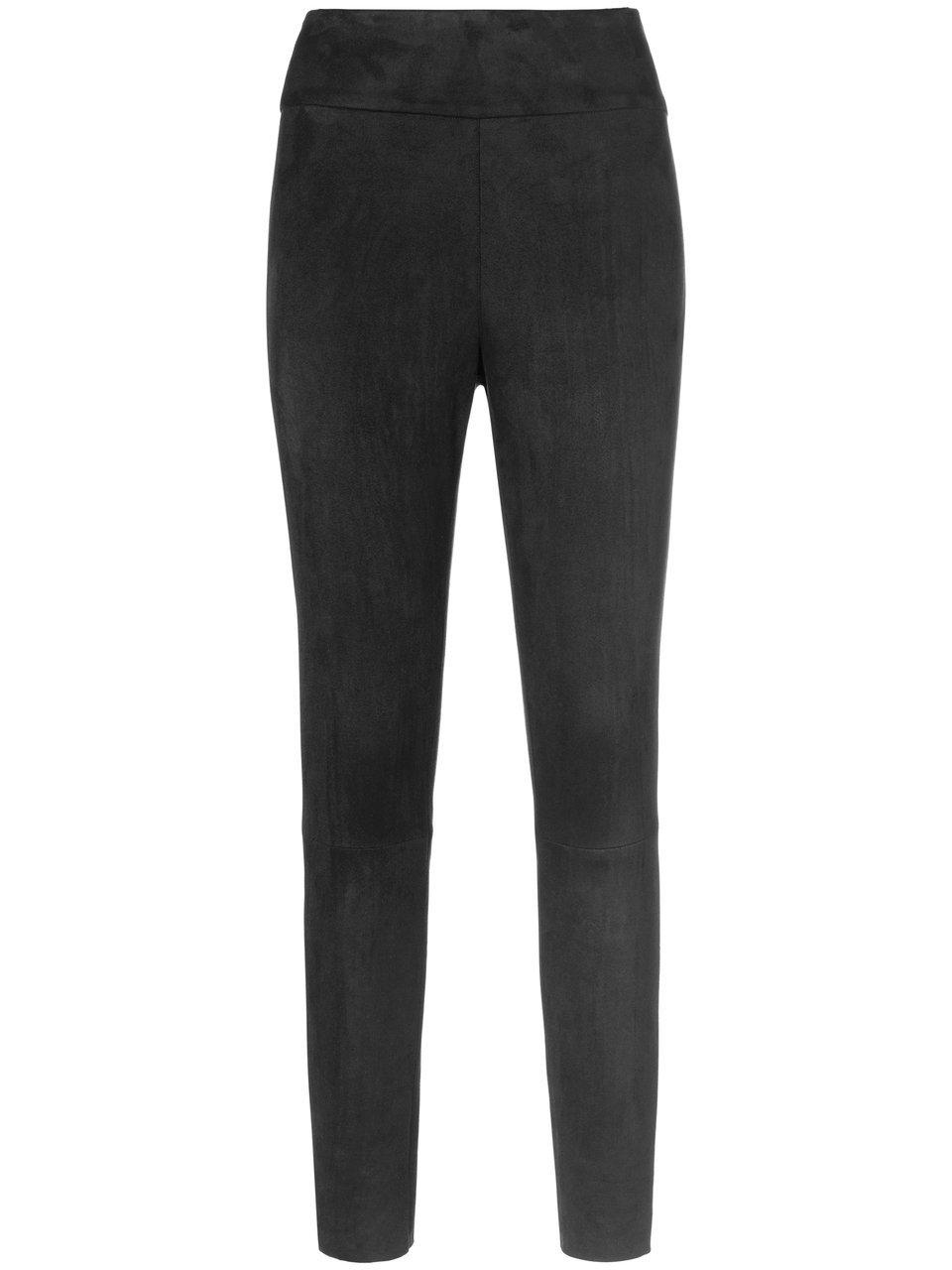 Enkellange legging brede elastische band Van Juvia zwart