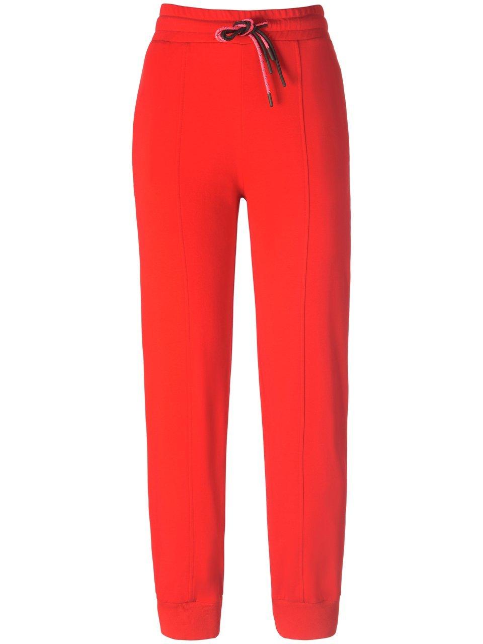 Enkellange sweatbroek elastische band Van DEHA rood