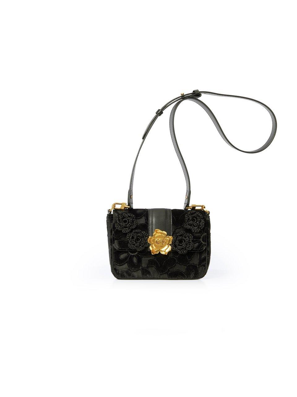 Ted Baker Magsini Magnolia Devore Mini Cross Bag Black