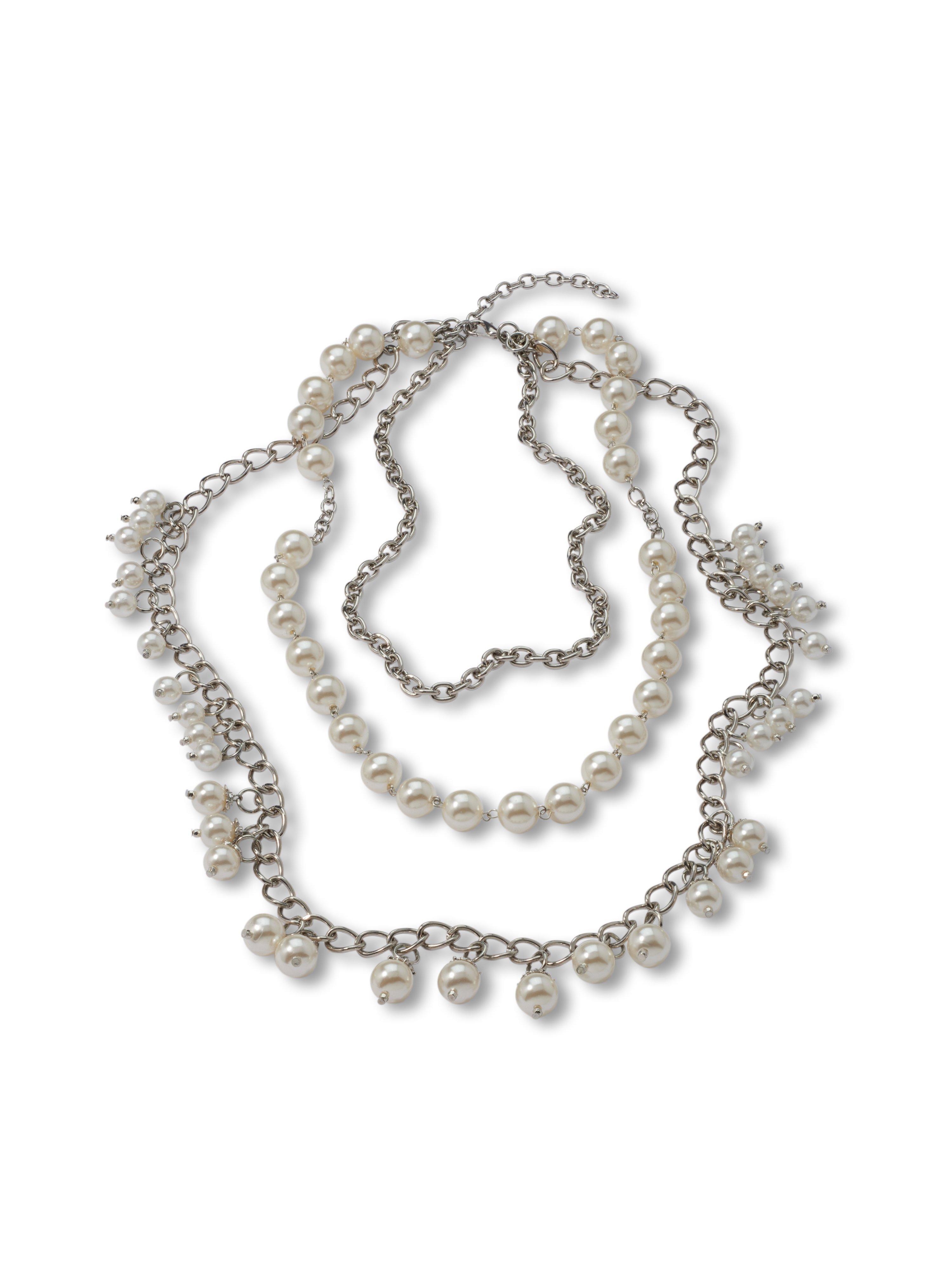 Image of Necklace shimmering beads Uta Raasch silver