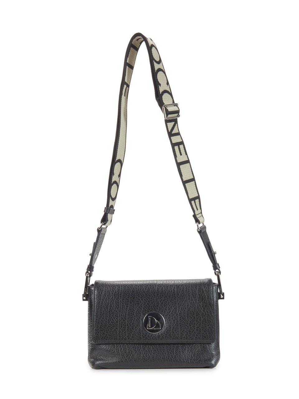 COCCINELLE LIYA ELEPHANT ZWART LEDER CROSSBODY