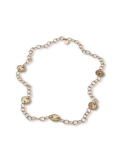 KATHY JEWELS - Necklace with gold-plated brass link