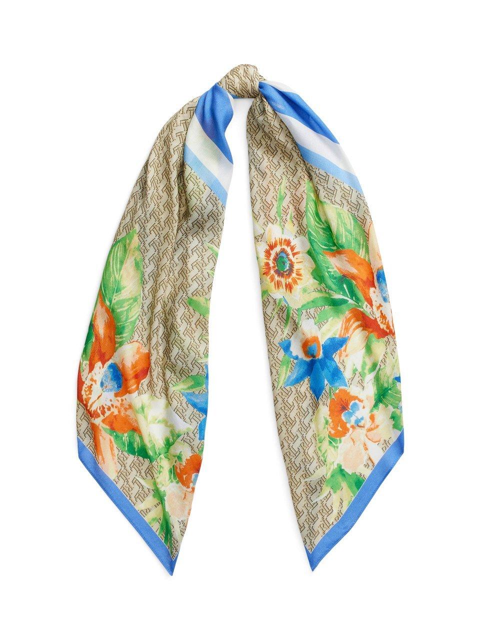 Le foulard  Lauren Ralph Lauren bleu