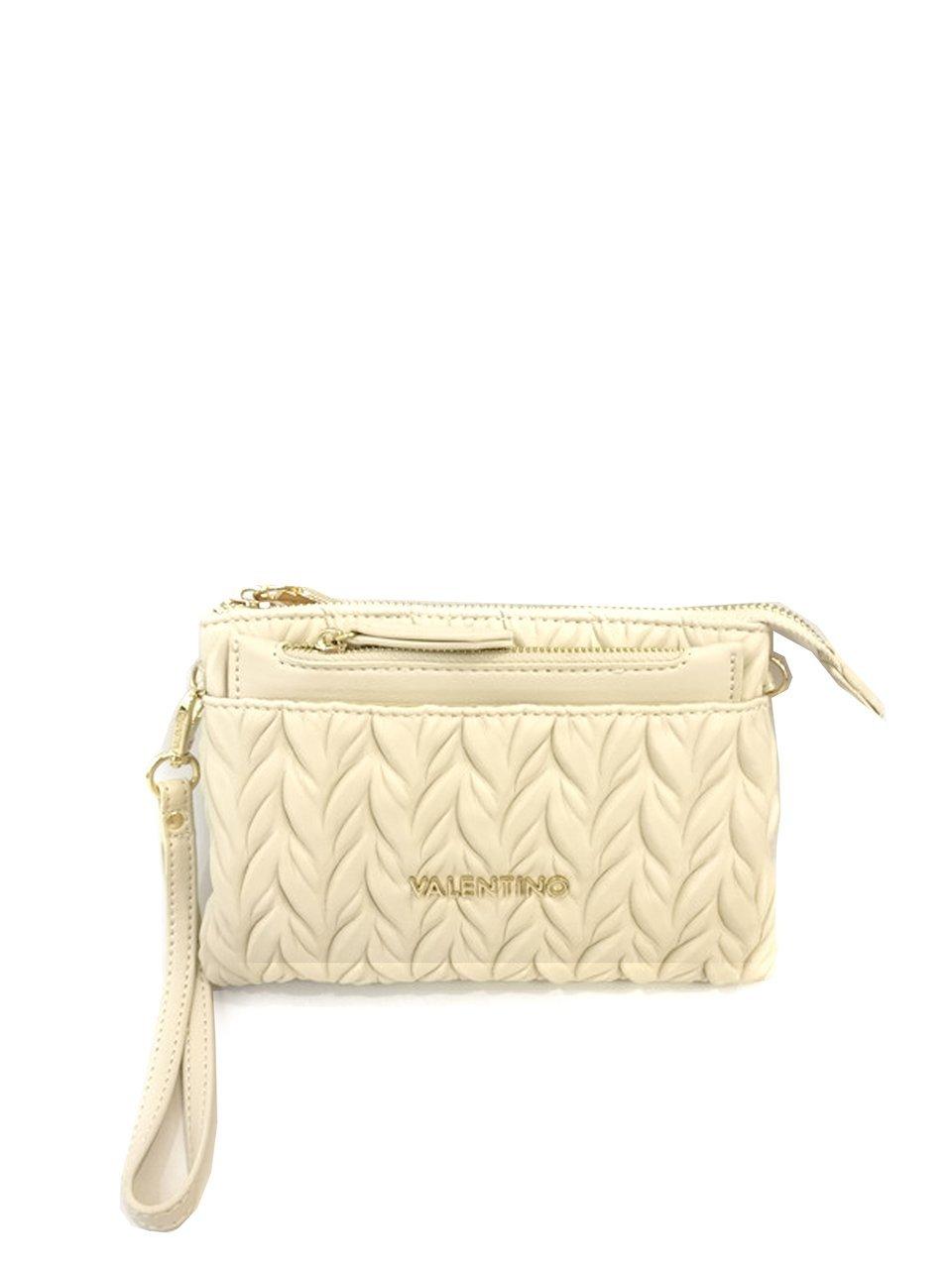 Clutch stikselstructuur Van VALENTINO beige