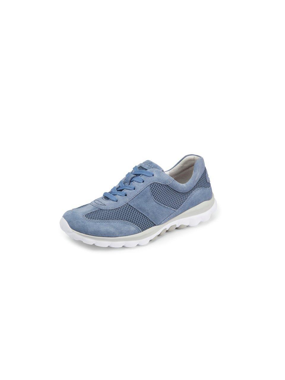 Sneakers kalfssuèdeleer Van Rollingsoft blauw