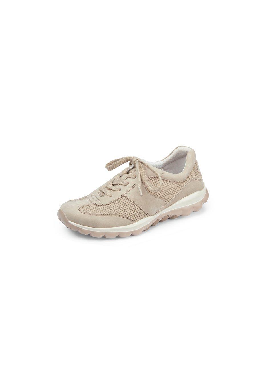 Sneakers kalfssuèdeleer Van Rollingsoft beige