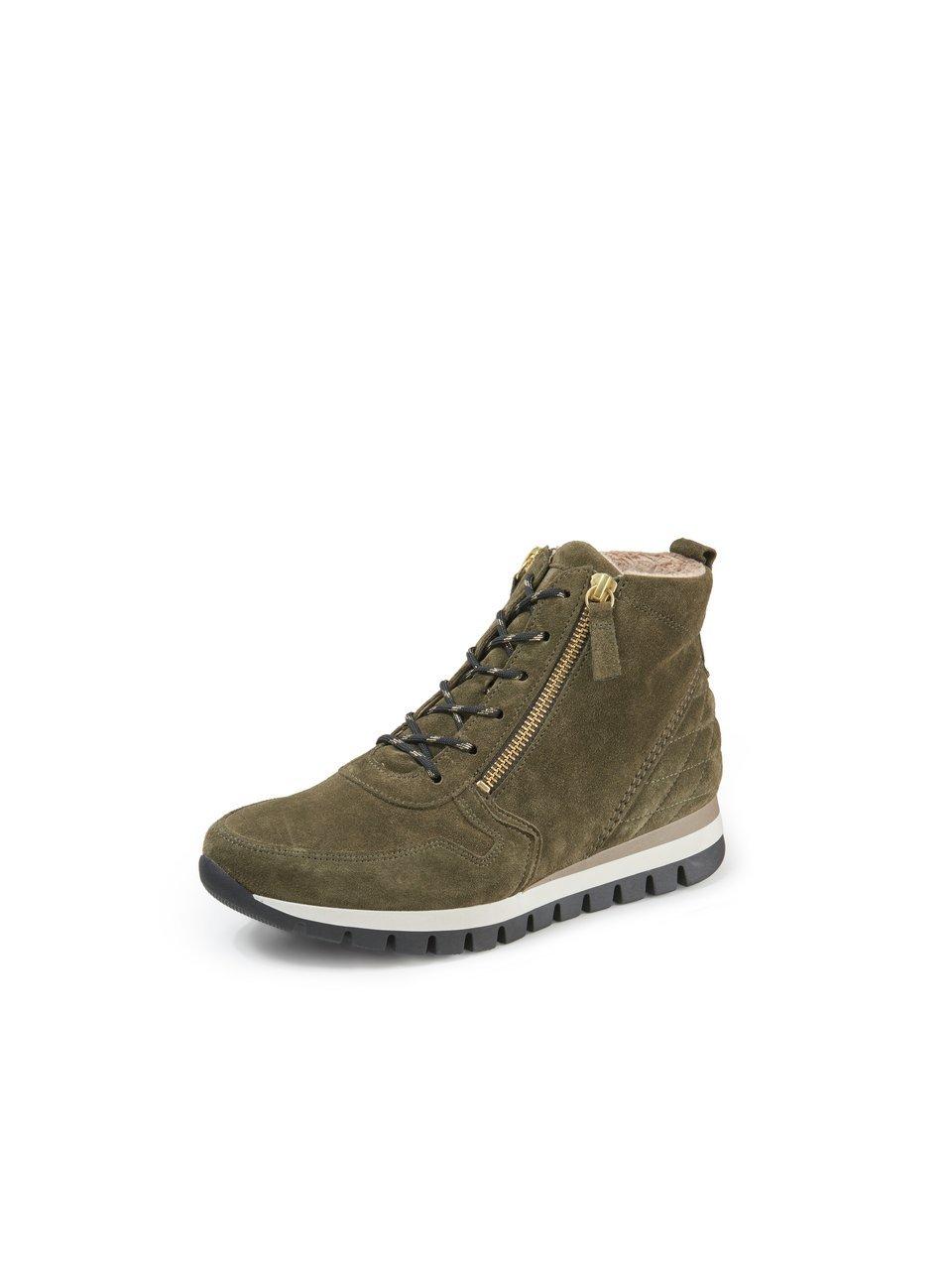 Enkelhoge sneakers sleehak Van Gabor Comfort groen