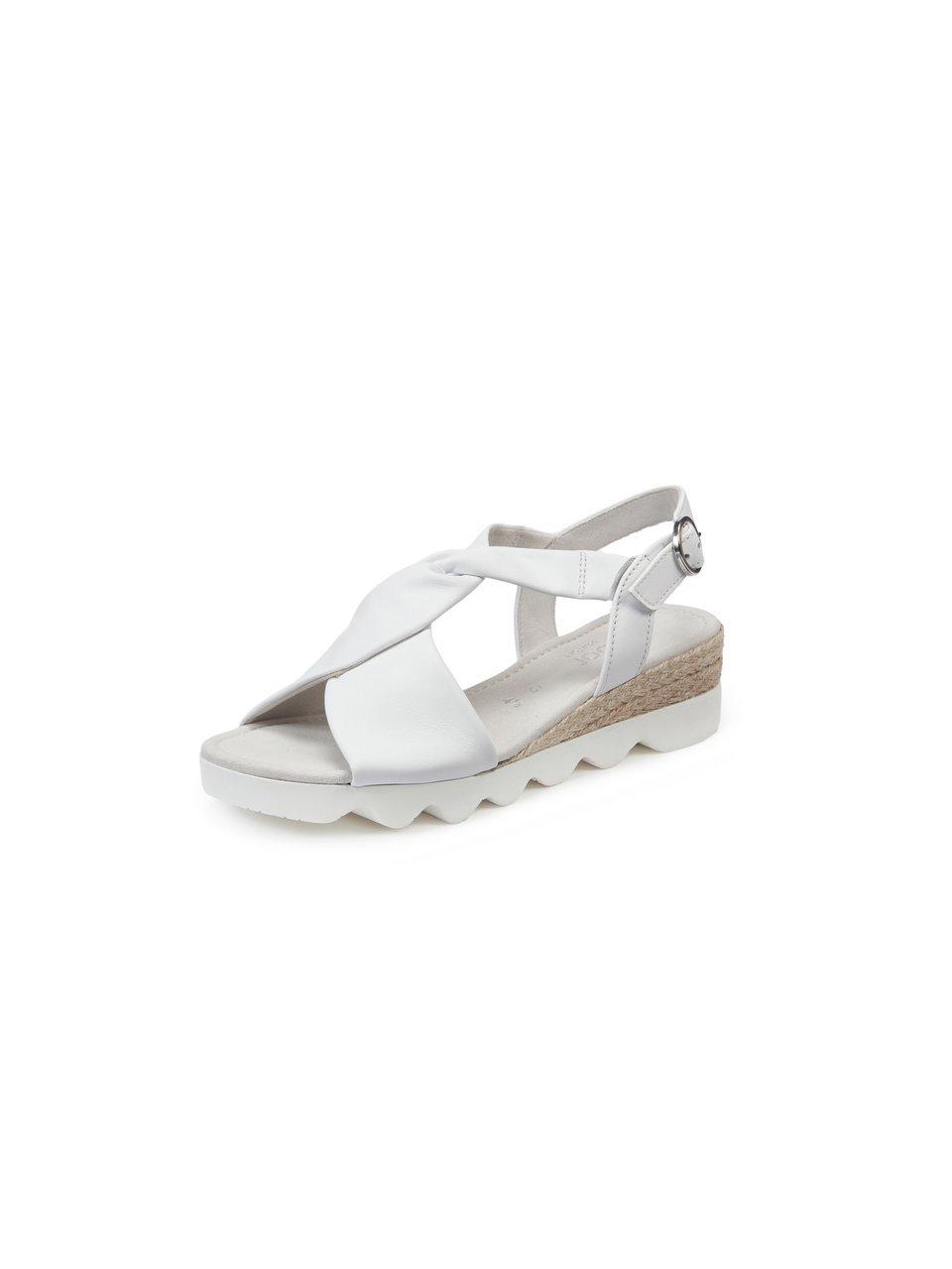 Sandalen kalfsnappaleer Van Gabor Comfort wit