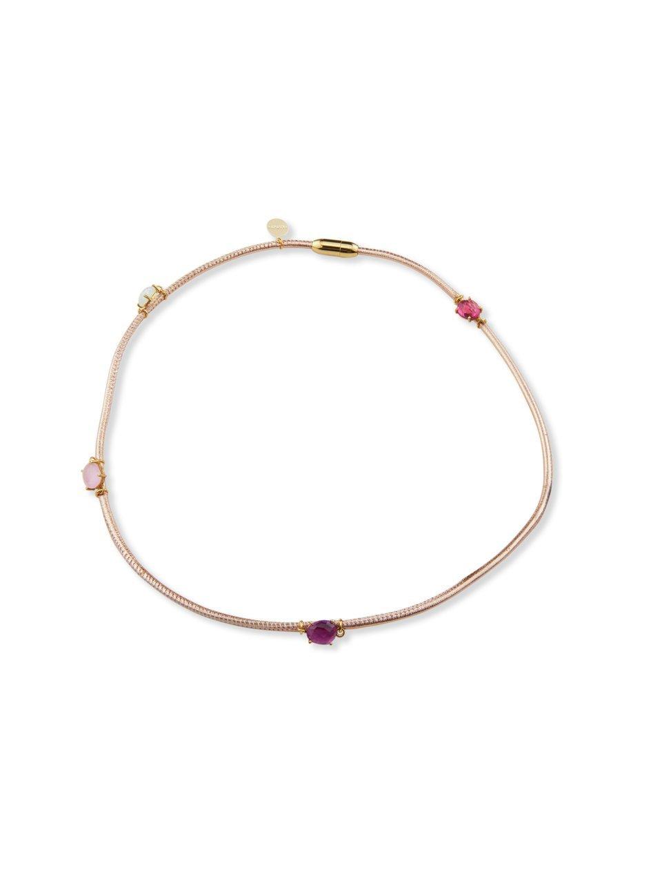 Paire De Bracelets En Laiton Avec Incrustations De Pierres Multicolores