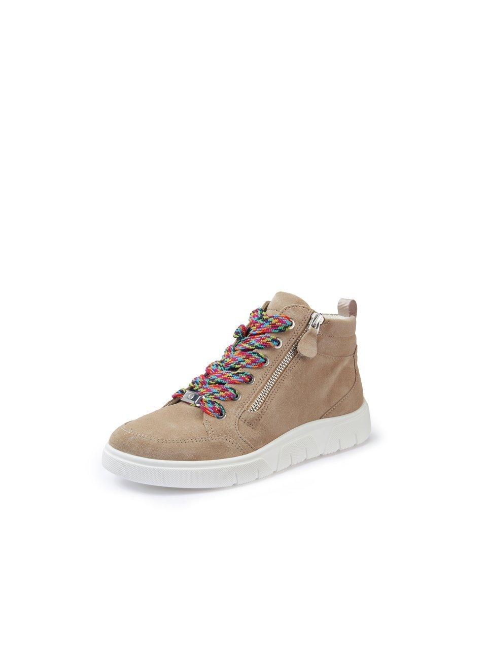 Sneakers Rom High Soft kalfsleer Van ARA beige