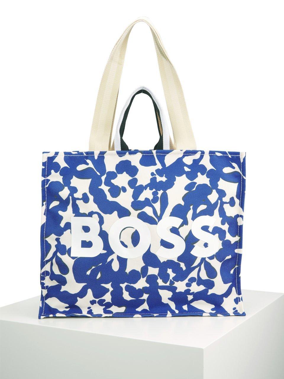 BOSS Shopper bag blue natural