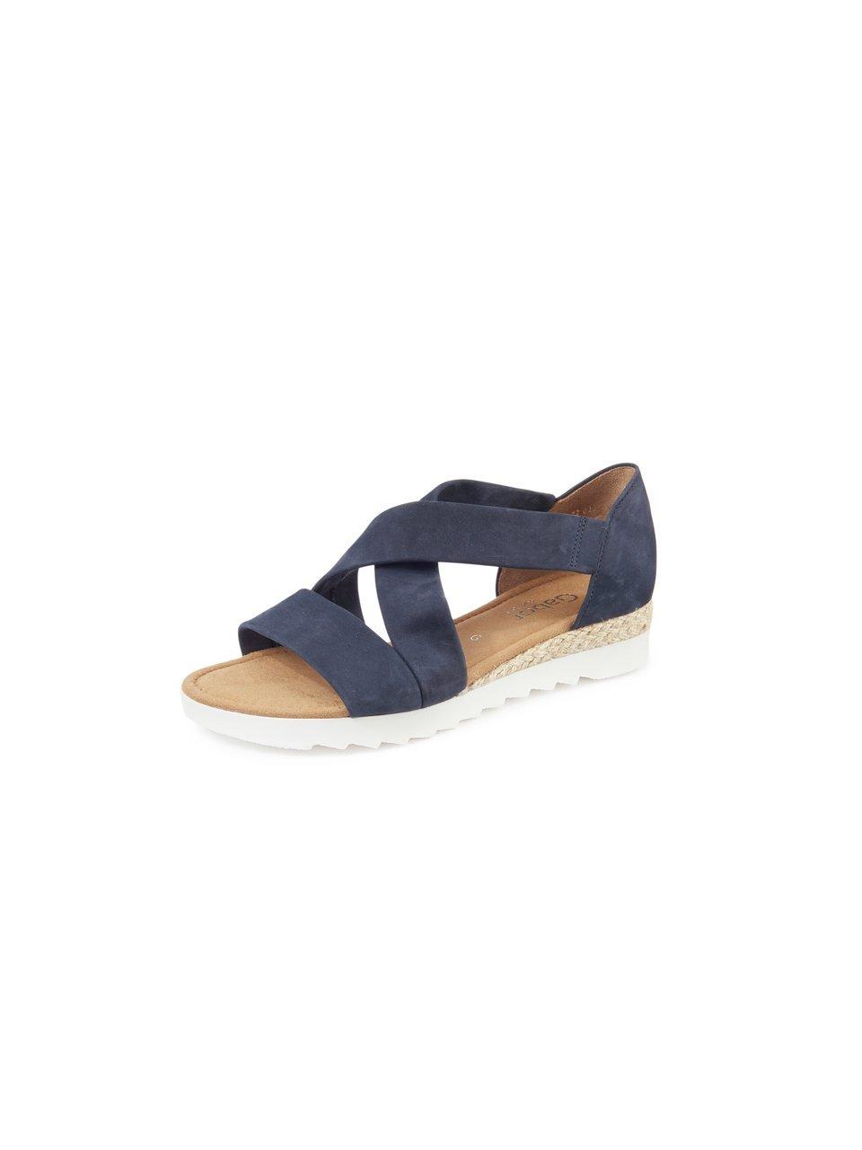 Sandalen kalfssuède Van Gabor Comfort blauw