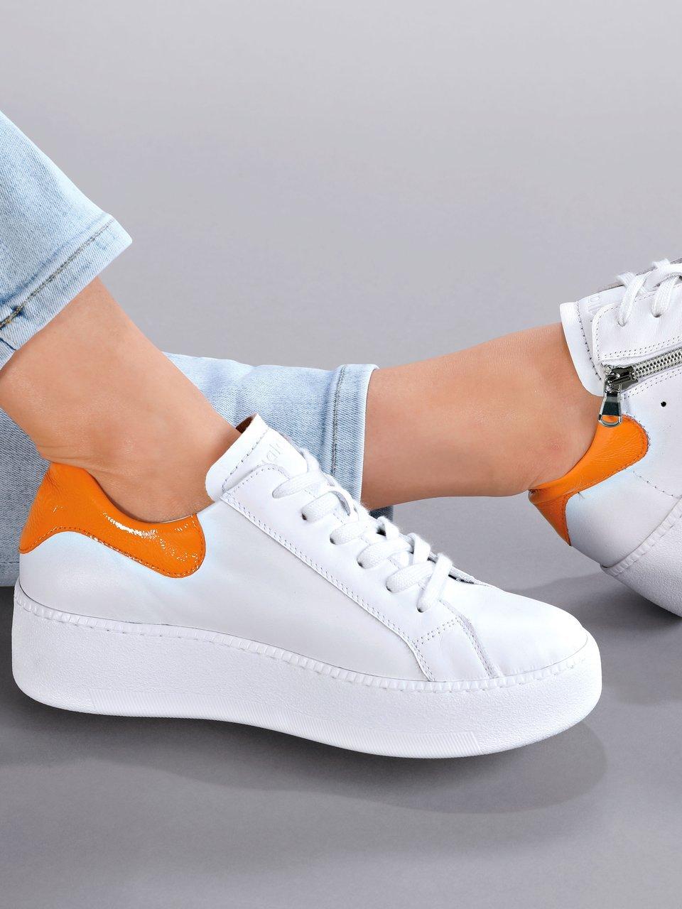 Waldläufer - Les sneakers à plateforme en cuir nappa de vachett