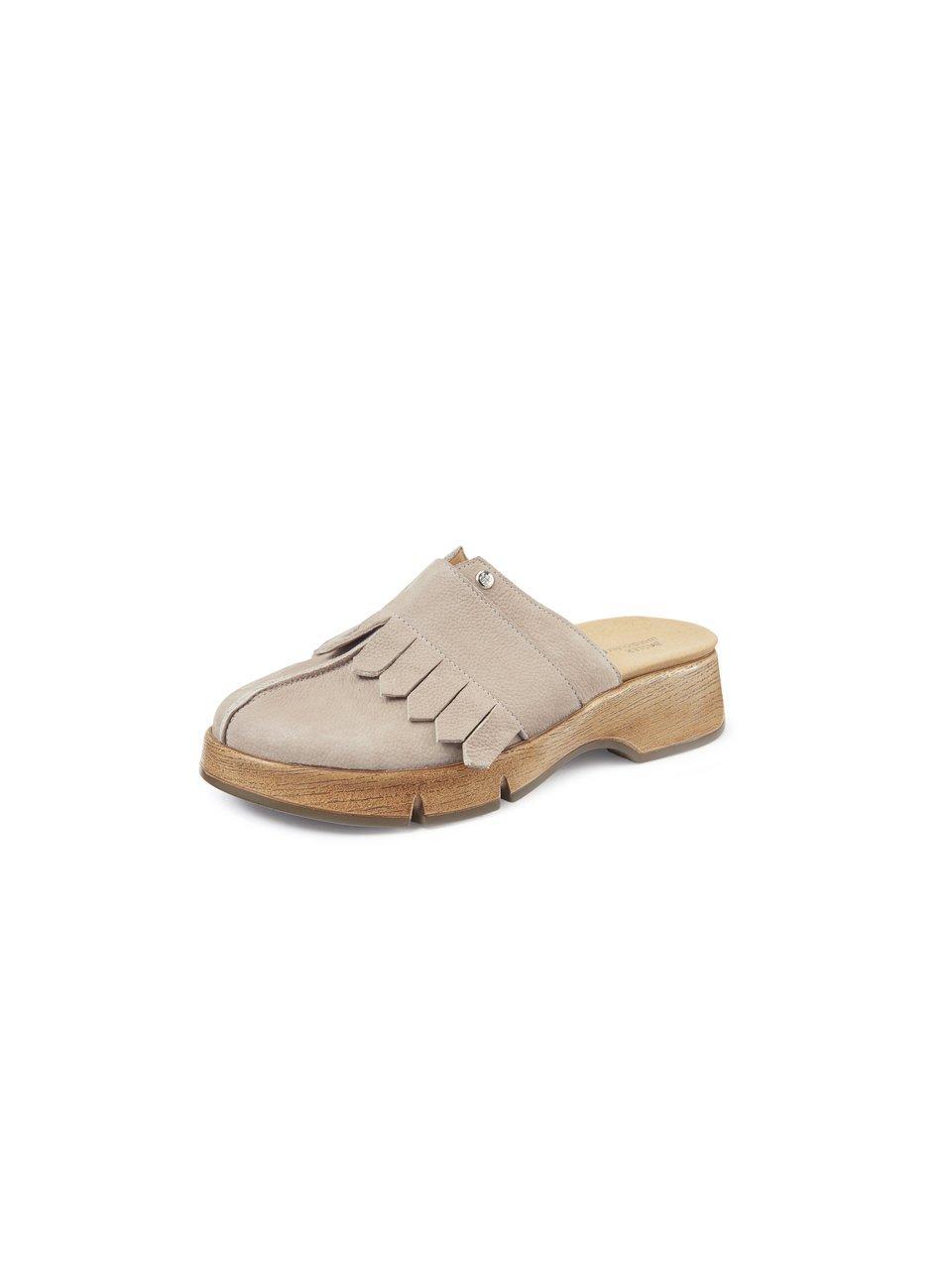 Clogs Akira rundnubuckleer Van Basler by Waldläufer beige