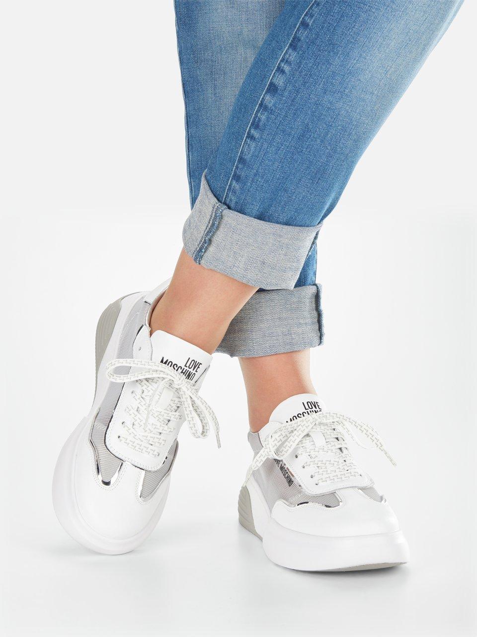 Moschino store wedge sneakers