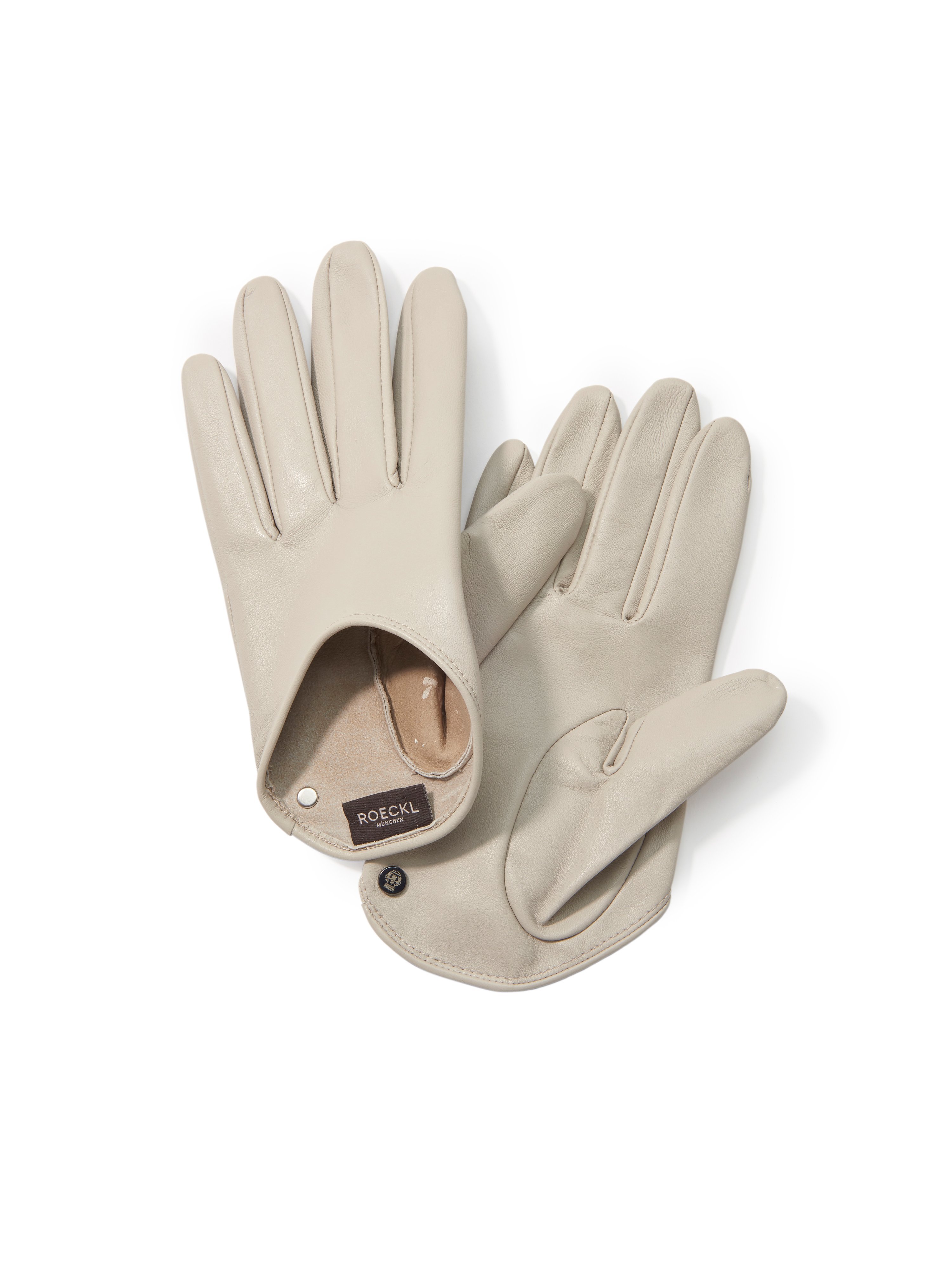 Les gants cuir nappa mouton  Roeckl beige taille 8