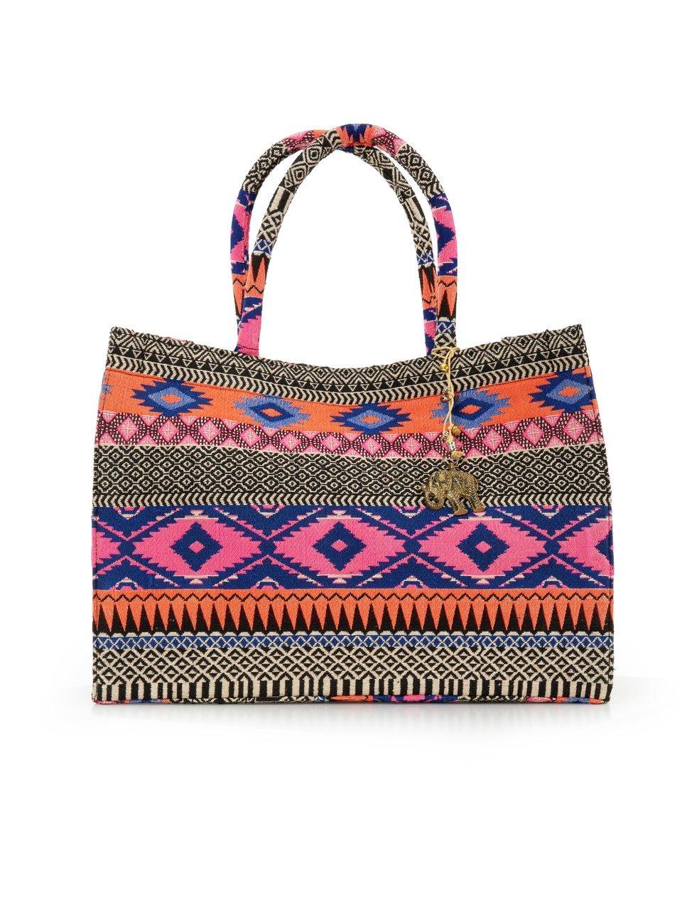 Shopper etno-jacquard Van Anokhi multicolour